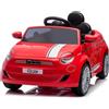 . Auto Elettrica per Bambini Fiat 500 Rossa