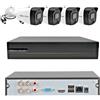 Dahua KIT Dahua Xvr 4 Canali con 4 Telecamere Bullet 2 MPX Full HD Videosorvelglianza