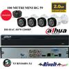 DAHUA Kit 4 telecamere E XVR DAHUA 4 CANALI FULL HD OMAGGIO CAVO RAME RG59 P2P CLOUD