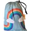 BundleBean Poncho per sedia a rotelle per adulti, impermeabile, taglia unica: da 11 anni in su. Cappuccio con visiera. Si aggancia facilmente sotto il mento e le braccia. Con sacca custodia