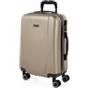 ITACA Valigia Bagaglio a Mano, Trolley Bagaglio a Mano, Trolley Cabina, Valigie, Trolley Tiber, Champagne, S
