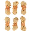 Flamingo Snacks Zero Rawhide Osso Annodato Con Pollo Per Cani Adulti Di Tutte Le Taglie 6cm 20gr / 6 pzs 120gr