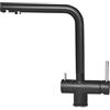 ELLECI Rubinetto Cucina Miscelatore Monocomando colore Nero - MGKTOU40 Tourmaline G40