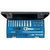 GEDORE Juego de llaves de vaso 1/4 49 pzas IN-IS-PH-PZ-TX-XZN