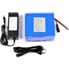PACCO BATTERIA LITIO 24 VOLT 14000mAh 14Ah 24V RICARICABILE 130x120x61mm E2C2