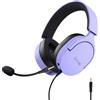 Trust Cuffie Gaming Over-ear con Microfono Stereo con Filo colore Porpora - GXT489P FAYZO