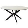 MIlani Home RODERICUS - tavolo da pranzo rotondo allungabile