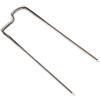 Glorex Patent haften, Metallo, Argento, 11.5 x 5.5 x 1 cm, confezione da 50 (17x35 mm)