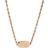 Hermès Pre-Owned - Collana Chaîne d'Ancre Verso - unisex - diamanti/oro rosa 18kt - Taglia unica