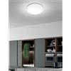 NOVECENTO Plafoniera LED moderno Marina, argento Ø 39.5 cm, luce con 3 temperature di colore dimmerabile NOVECENTO