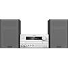 Kenwood Micro Hi-Fi Bluetooth Radio DAB+ Potenza RMS 50 Watt MP3 USB colore Nero e Bianco - M-822DAB