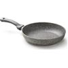 Accademia Mugnano Padella in Alluminio Forgiato 30 cm Rivestimento AM Mineral Stone Cuore di Pietra