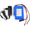 PACCO BATTERIA LITIO 24 VOLT 2600mAh 2,6Ah 24V RICARICABILE 111x73x19mm G4E4