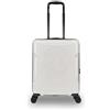 Invicta Trolley Travel - Bagaglio a Mano - Bianco - 33 Litri, Rigido da Cabina con 4 Ruote Girevoli