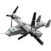 WANGE Modello di V22 Osprey. Modello Aereo Versatile per Assemblare con Blocchi. Aeromodellismo 1:44.