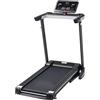 HOMCOM Tapis Roulant Elettrico Pieghevole 1-12km/h, Tapis Roulant Salvaspazio con 12 Programmi Preimpostati, Display LCD e Supporto per Tablet, per Camminata e Corsa, Compatto per Casa e Ufficio, Nero