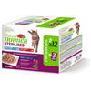 Trainer Natural Trainer Gatto Adulto Sterilizzato 12*85 gr, Tonno/Manzo