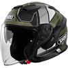 Shoei Casco Moto Jet Shoei J-CRUISE 3 Whizzy TC-11 Verde Nero Grig