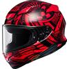 Shoei Casco Moto Integrale Shoei NXR2 Beaut TC1 Rosso Nero
