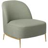 GUBI poltrona SEJOUR LOUNGE CHAIR - 13124-BSM-F