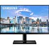 Samsung - Monitor PC professionale da 56 cm, serie T45F nero, pannello IPS, full HD (1920 x 1080), HDMI, porta display, USB, con supporto e funzione di rotazione