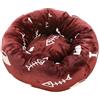 DOTBUY-SHOP Rotondo Cuccia Cane Interno, Peluche Cuccia Gatto e Cane Ciambella Cuscino per Cani Stampa, Lavabile e Morbido Cuscino per Animale Domestico, per Autunno e Inverno (40cm,Nido di Gatto)
