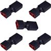 LINSYRC 5-Pack Adattatore Connettore Maschio XT60 a Connettore Femmina Spina-T Dean per RC Car Plane Lipo Batteria ESC (Senza Filo)