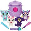 MAGIC MIXIES Mixlings Sparkle Magic Mega confezione da 4 bacchette magiche rivelano il potere magico, per bambini dai 5 anni in su, 7,7 x 7,5 x 8,5 cm, Colori assortiti, 1 pezzo