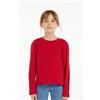 Tezenis Maglia Cotone Manica Lunga Bambini Unisex Unisex Rosso