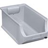 Allit 456224 - Scatola trasparente misura 4, 355 x 205 x 150 mm, colore: Grigio