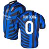 Inter Replica Ufficiale Maglia Home 2023 2024 Personalizzabile, Blu, Nero, Bianco, Bambino Ragazzo Adulto