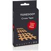 TOREDOO Cross Tape - Cerotti a griglia, 234 pezzi, piccoli, colore carne | Cerotti per agopuntura e Crosstapes, cerotti a griglia piccoli, per agopuntura e agopuntura, nastro kinesio, tipo A