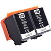 Jhaan 202XL Cartucce Compatibili con Epson 202 XL Compatibili con Cartucce D'inchiostro XP 6100 per Epson Expression Premium XP-6000 XP-6105 XP-6100 XP-6005 (Nero, 2 Confezioni)