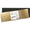 Framboiselle fra8950 - Set di 4 Supporto per Torte rettangolari Non Disponibile Oro/Nero 24 x 24 x 0,7 cm