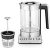WMF Lono 0413160011 bouilloire 1,7 L 3000 W Noir, Acier inoxydable, Transparent