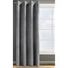Eurofirany ROSA Tenda in Velluto con Occhielli - 1 Unità, Soffice, Pannello, Drappo Classico, Glamour, Elegante, Soggiorno, Camera da Letto, 290 g/m2, 140x250 cm, Acciaio