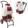 GeoTech SP 300 2T - Pompa irroratrice a scoppio - A spalla + trolley - 2 tempi miscela