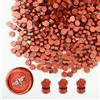 Ioggtser Ioggser - 500 perline ottagonali di ceralacca per sigilli di cera, inviti per matrimoni e feste, colore: rosso vino