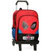 Marvel Spiderman Protector Zaino Scuola Doppio Scomparto con Trolley Rosso 30x40x13 cm Poliestere 15,6L