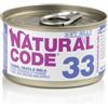 Natural Code Soft Jelly 33 Tonno Orata e Mela 85 gr Per Gatti