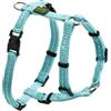 Hunter Pettorina ad H per Cani Tripoli in Nylon Azzurro Riflettente, xs-s-torace-37-52cm