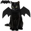 Crewell Halloween Costume halloween gatto per Animale Cane Gatto,ali pipistrello Costume da pipistrello,cosplay gatto