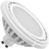 Lampada LED AR111 15W angolo 120° CRI92 No-Flickering Colore Bianco Caldo 3.000K