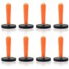 Nizirioo Localizzatore Magnetico A Pellicola D43mm (Impugnatura Arancione) 8 Pezzi，8x Magnetic Car Wrapping Nero，per Sign Vinyl, Car Wrapping & Crafts Sign Tools Magnets