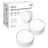 TP-Link Deco X50-PoE Router Mesh WiFi 6, AX3000Mbps Dual Band, PoE(Alimentazione Tramite Ethernet), Porta Ethernet da 2,5 Gbps, Ripetitore WiFi, Access Point, Alexa, 2 Pezzi con Copertura fino a 420㎡