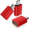 BASESAILOR Adattatore USB C a USB 3Pezzi,Connettore USBC Maschio a USBA 3.0 Femmina,OTG Tipo C Thunderbolt 4 per MacBook Pro Air,iMac,iPhone 17 17e 16 16e 15,iPad,Microsoft Surface,Samsung Galaxy S26