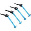 RiToEasysports 4Pcs Albero di Trasmissione CVD RC, Albero di Trasmissione Posteriore Anteriore RC Universale Assale di Trasmissione Compatibile con TT02B 1/10 RC Car(Blu) Tamiya Tt02B 1/10 Rc