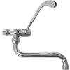 Idroblok Miscelatore per lavabo a parete Idroblok a snodo con vitone ceramico 08285000