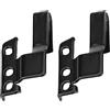 Aramox Adattatori per tergicristalli, Aramox 2 Set di kit di montaggio adattatore per braccio spazzola tergicristallo anteriore universale 3392390298 Metallo nero