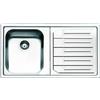 Apell Lavello Cucina 1 Vasca Incasso con Gocciolatoio Sx Larghezza 86 cm materiale Acciaio Inox finitura Spazzolata - ML861ILBC Serie Melodia